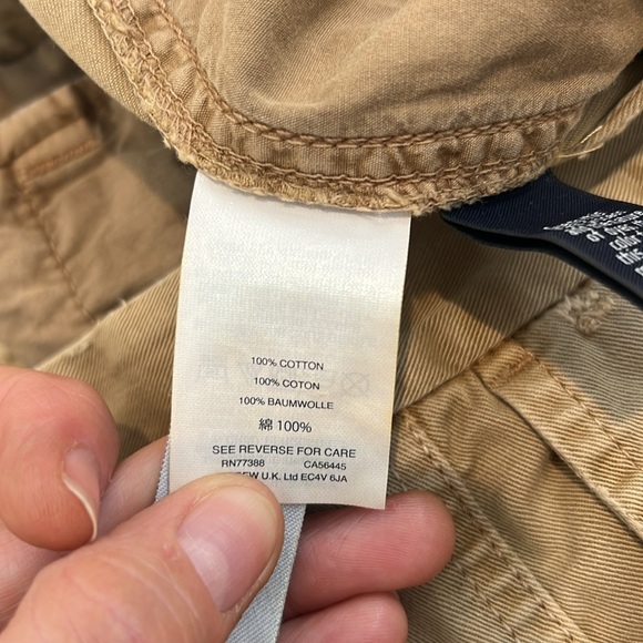 J. Crew Tan Chinos Classic Cotton Twill distressed pants size 0. - Picture 9 of 9